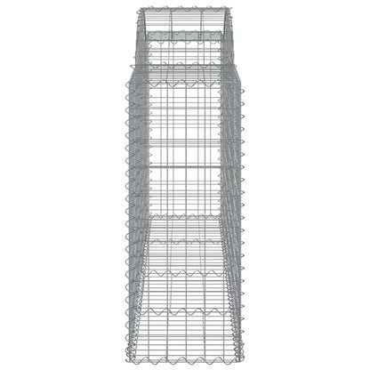 Schanskorven 40 st gewelfd 200x50x100/120 cm ijzer 40 200 x 50 x 100/120 cm
