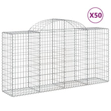 Schanskorven 50 st gewelfd 200x50x100/120 cm ijzer 50 200 x 50 x 100/120 cm