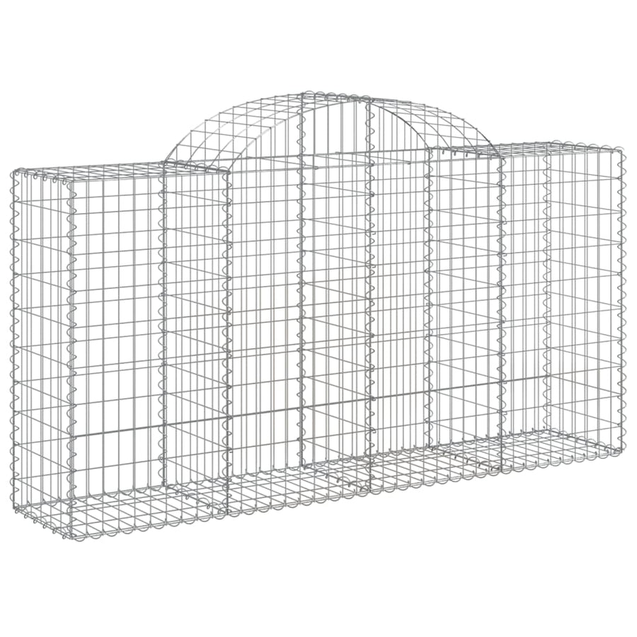 Schanskorven 50 st gewelfd 200x50x100/120 cm ijzer 50 200 x 50 x 100/120 cm
