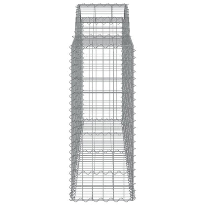 Schanskorven 50 st gewelfd 200x50x100/120 cm ijzer 50 200 x 50 x 100/120 cm