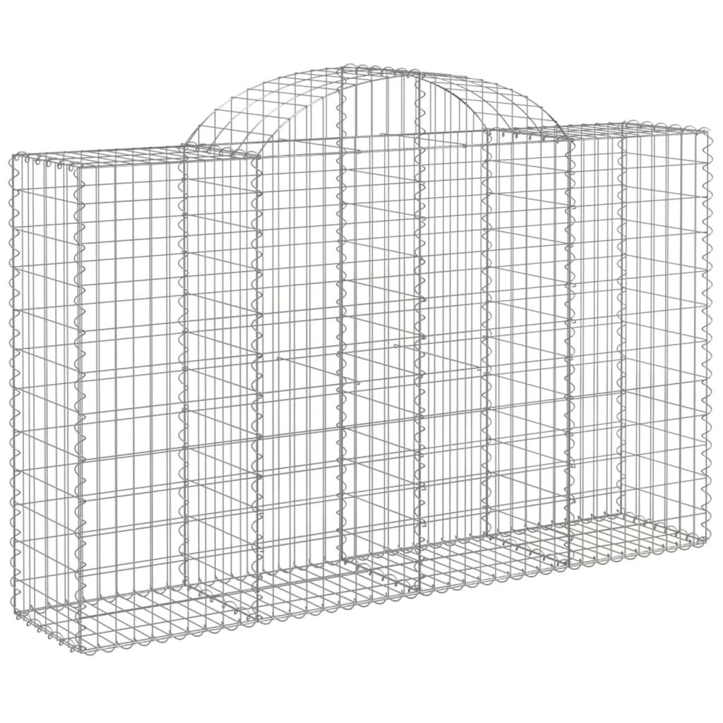 Schanskorven 11 st gewelfd 200x50x120/140 cm ijzer 11 200 x 50 x 120/140 cm