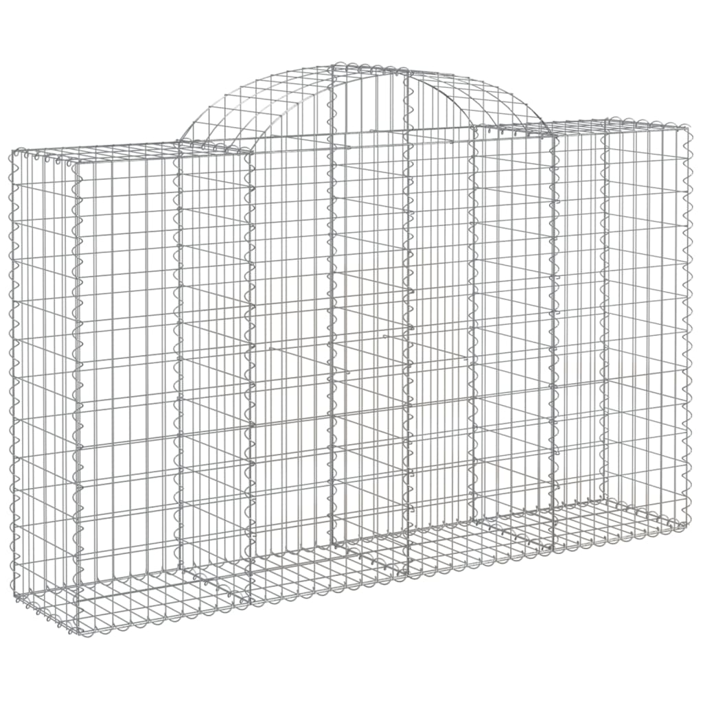 Schanskorven 13 st gewelfd 200x50x120/140 cm ijzer 13 200 x 50 x 120/140 cm