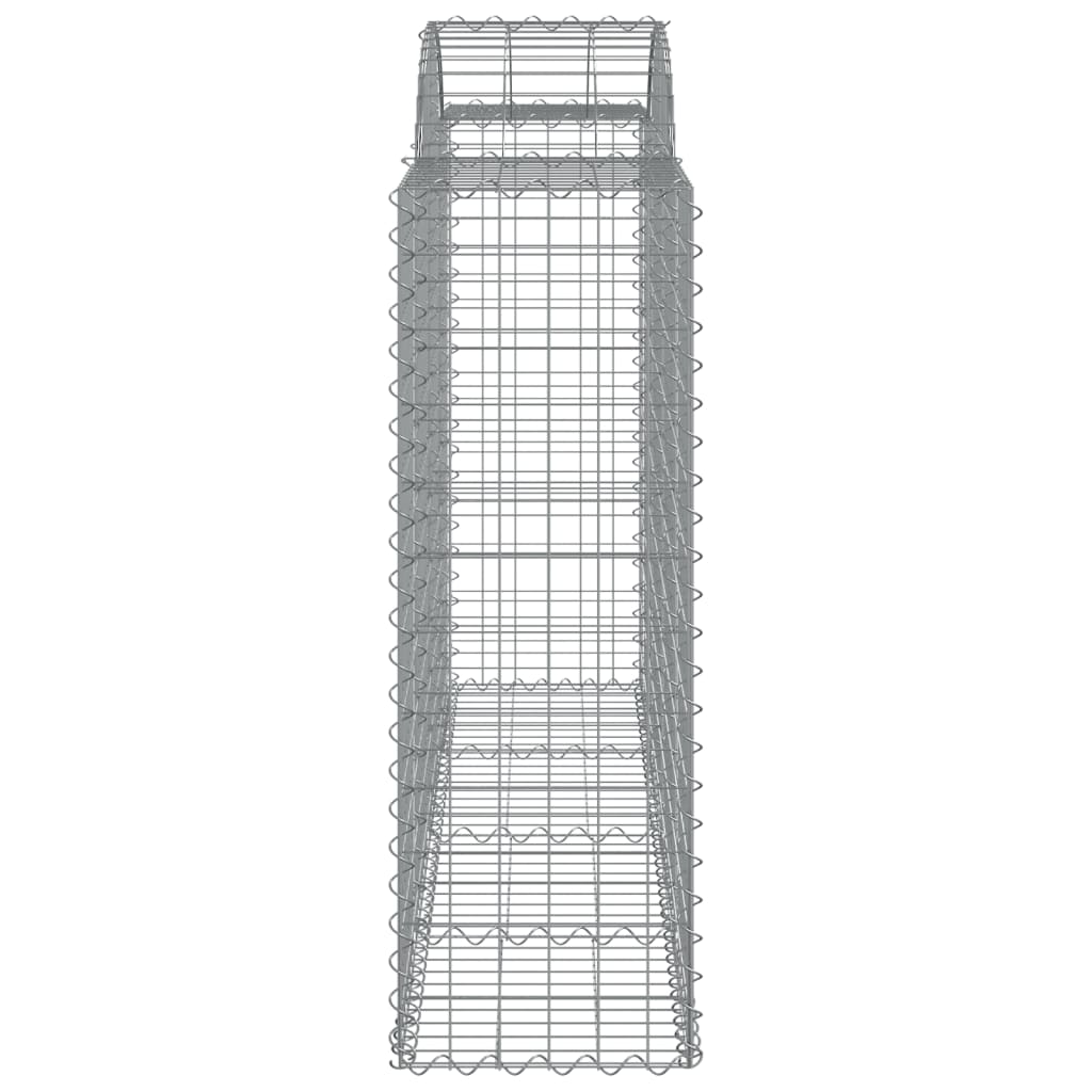 Schanskorven 15 st gewelfd 200x50x120/140 cm ijzer 15 200 x 50 x 120/140 cm