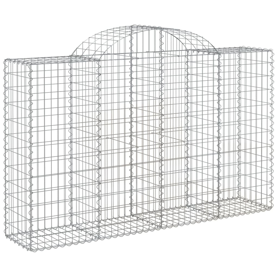 Schanskorven 30 st gewelfd 200x50x120/140 cm ijzer 30 200 x 50 x 120/140 cm