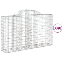 Schanskorven Gewelfd Ijzer 200 x 50 x 120/140 cm 40