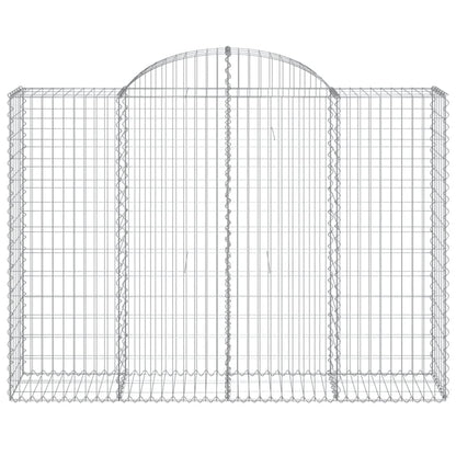 Schanskorven 11 st gewelfd 200x50x140/160 cm ijzer 11 200 x 50 x 140/160 cm