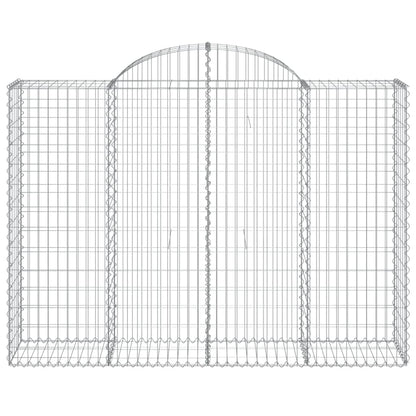 Schanskorven 18 st gewelfd 200x50x140/160 cm ijzer 18 200 x 50 x 140/160 cm
