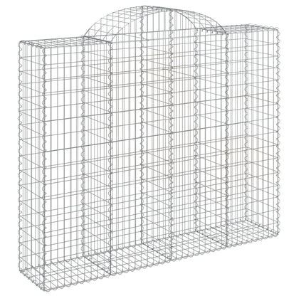 Schanskorven 3 st gewelfd 200x50x160/180 cm ijzer 3 200 x 50 x 160/180 cm