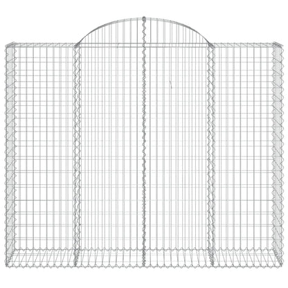 Schanskorven 13 st gewelfd 200x50x160/180 cm ijzer 13 200 x 50 x 160/180 cm