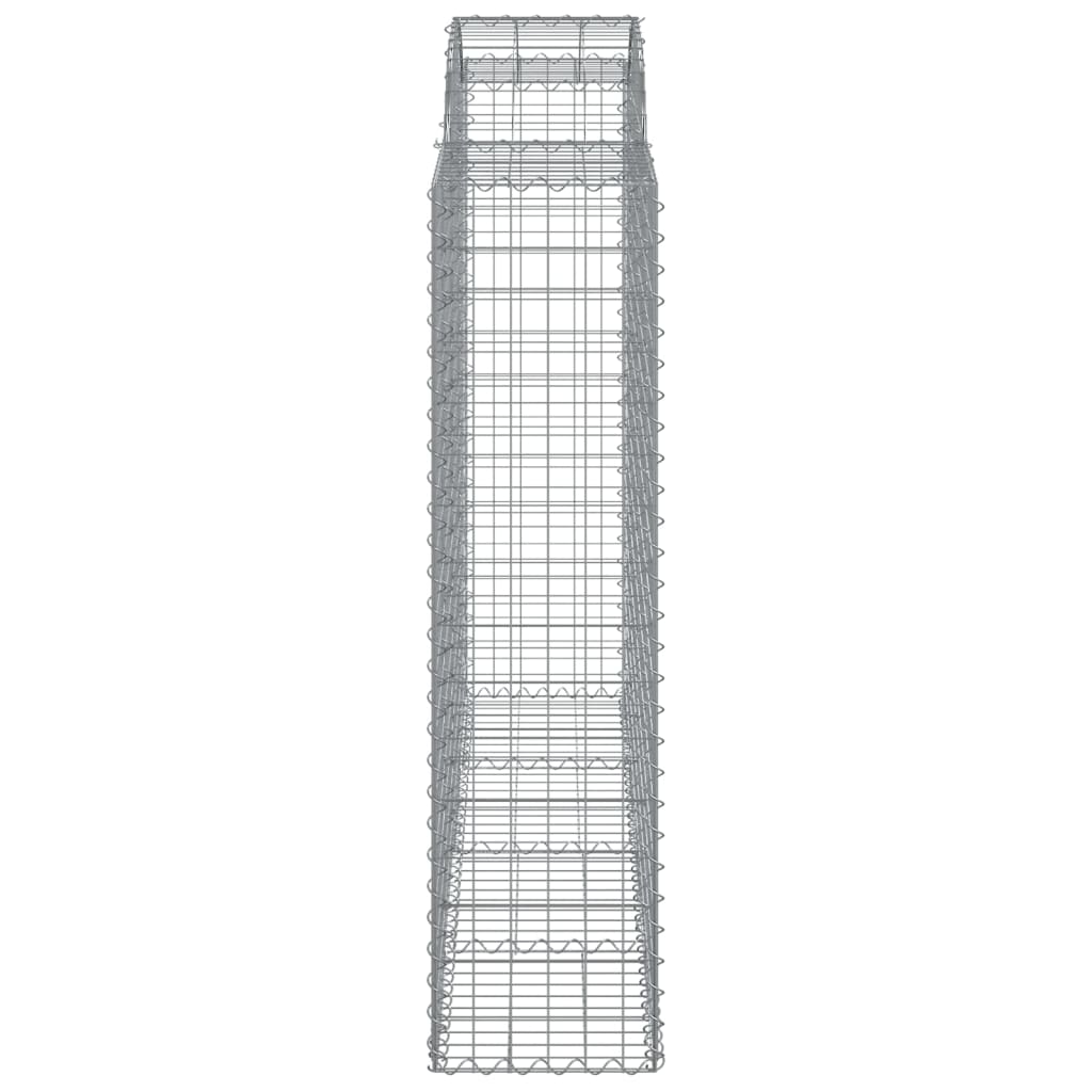 Schanskorven 15 st gewelfd 200x50x160/180 cm ijzer 15 200 x 50 x 160/180 cm