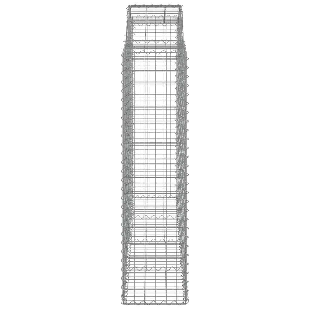 Schanskorven 18 st gewelfd 200x50x160/180 cm ijzer 18 200 x 50 x 160/180 cm