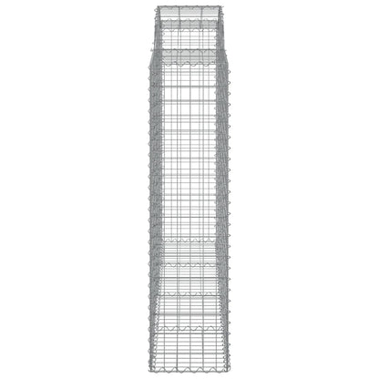 Schanskorven 18 st gewelfd 200x50x160/180 cm ijzer 18 200 x 50 x 160/180 cm