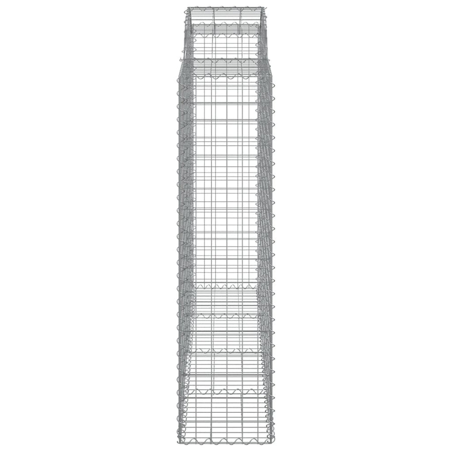 Schanskorven 18 st gewelfd 200x50x160/180 cm ijzer 18 200 x 50 x 160/180 cm