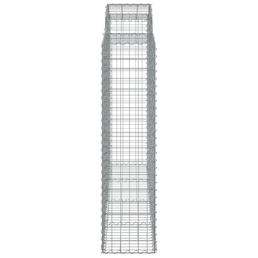 Schanskorven 20 st gewelfd 200x50x160/180 cm ijzer 20 200 x 50 x 160/180 cm