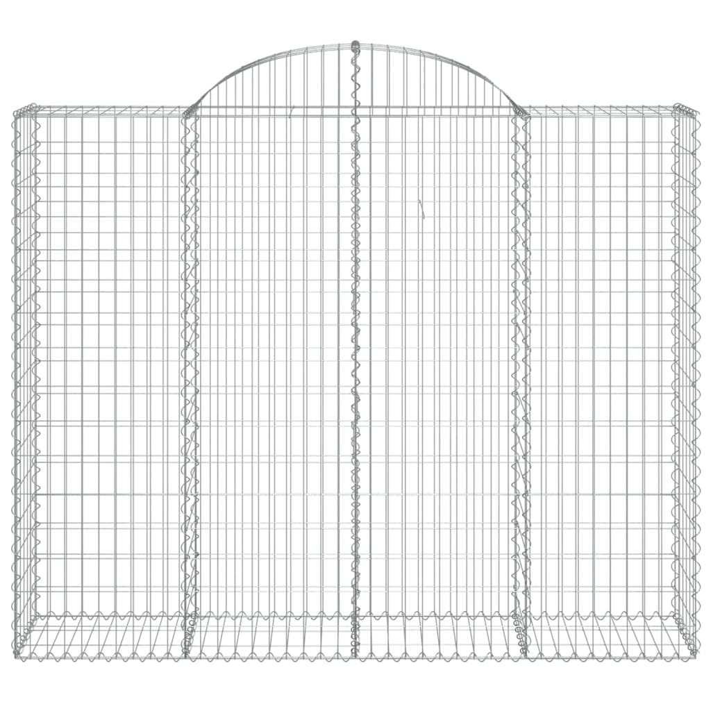Schanskorven 30 st gewelfd 200x50x160/180 cm ijzer 30 200 x 50 x 160/180 cm