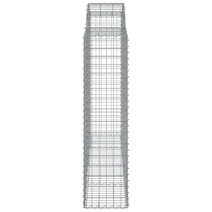 Schanskorven 30 st gewelfd 200x50x160/180 cm ijzer 30 200 x 50 x 160/180 cm