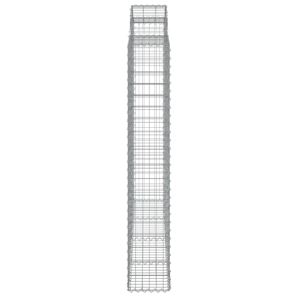 Schanskorven 9 st gewelfd 200x50x180/200 cm ijzer 9 200 x 50 x 180/200 cm