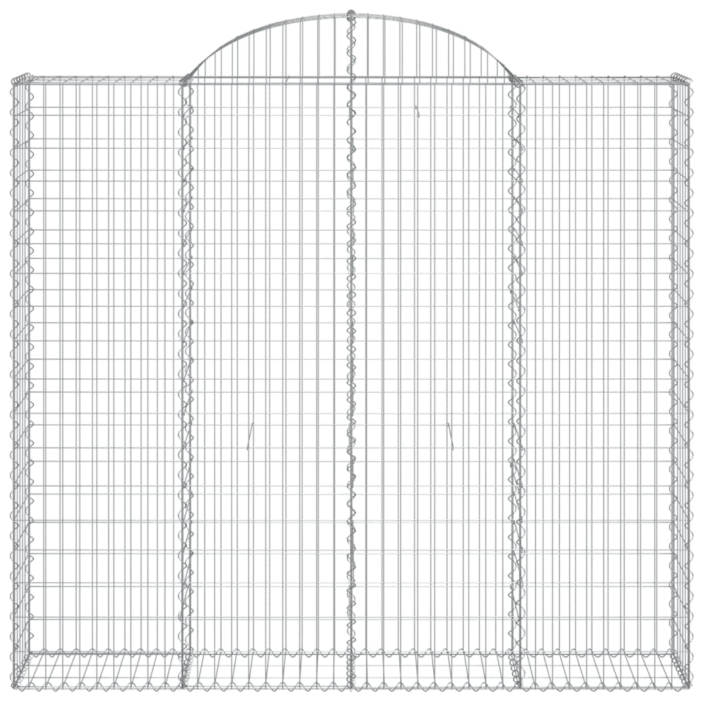 Schanskorven 11 st gewelfd 200x50x180/200 cm ijzer 11 200 x 50 x 180/200 cm