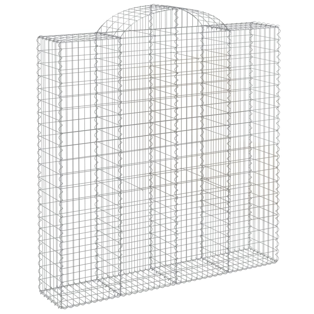 Schanskorven 3 st gewelfd 200x50x200/220 cm ijzer 3 200 x 50 x 200/220 cm