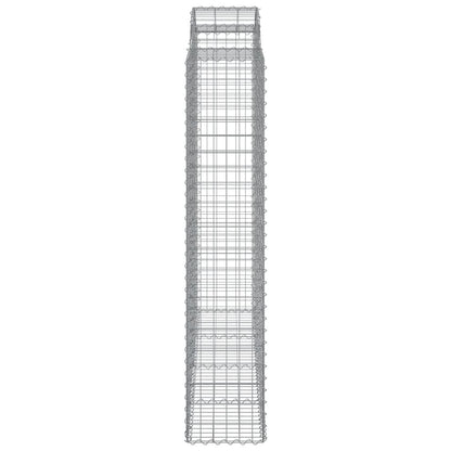 Schanskorven 8 st gewelfd 200x50x200/220 cm ijzer 8 200 x 50 x 200/220 cm