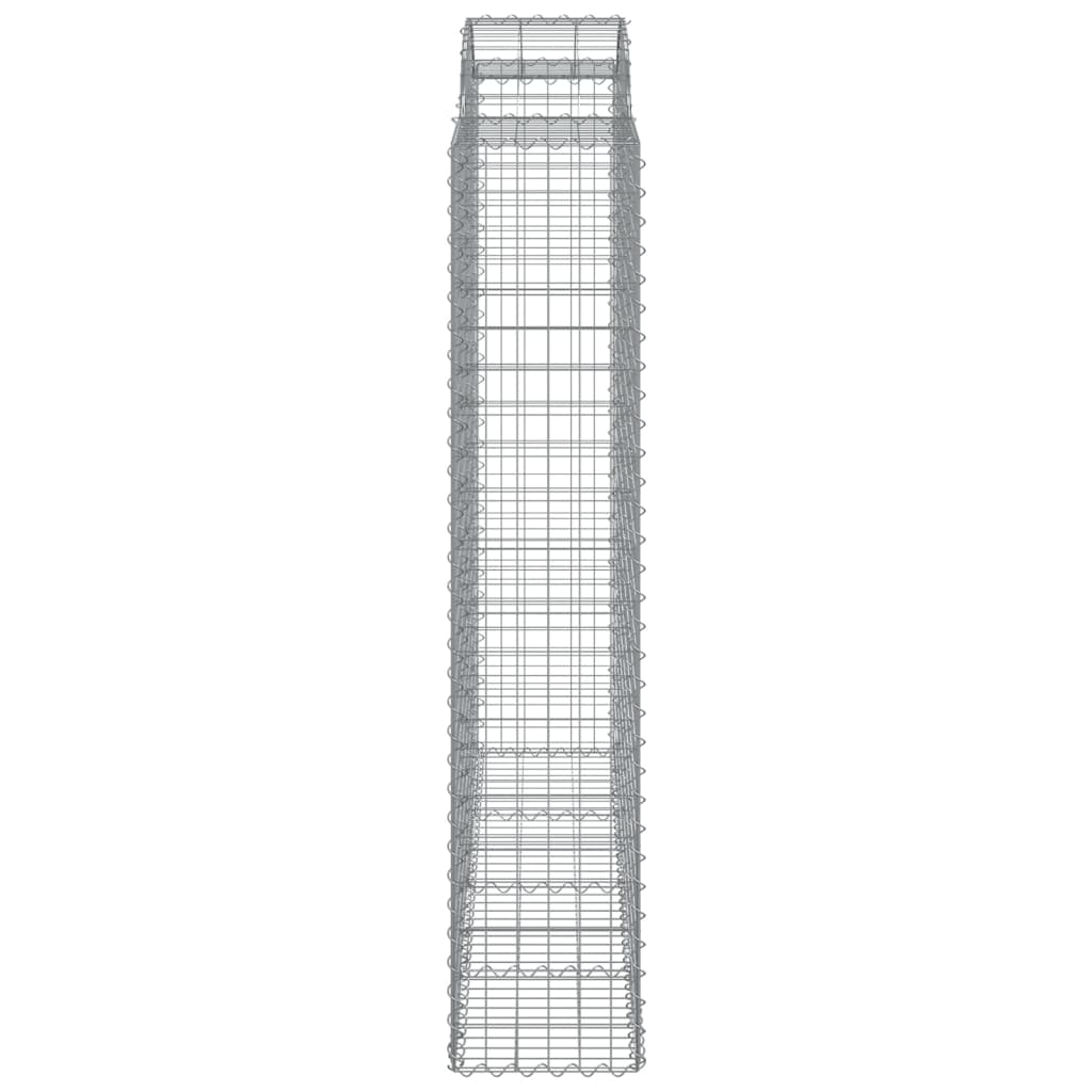 Schanskorven 9 st gewelfd 200x50x200/220 cm ijzer 9 200 x 50 x 200/220 cm