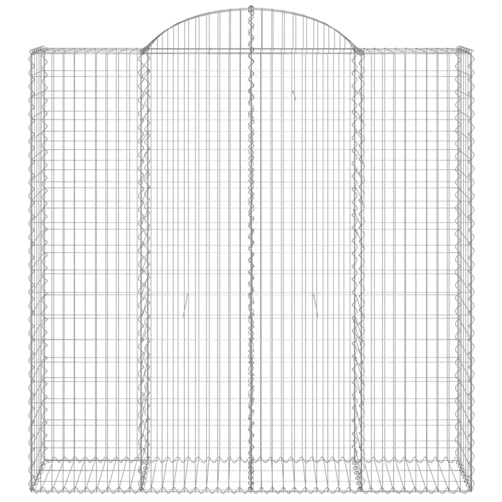 Schanskorven Gewelfd Ijzer 200 x 50 x 200/220 cm 10