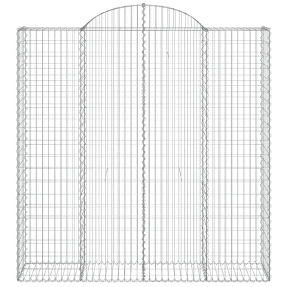 Schanskorven Gewelfd Ijzer 200 x 50 x 200/220 cm 10