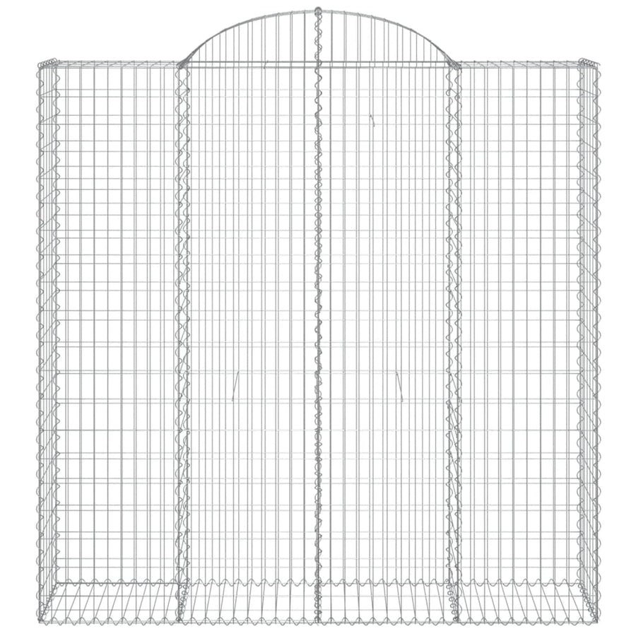 Schanskorven Gewelfd Ijzer 200 x 50 x 200/220 cm 10