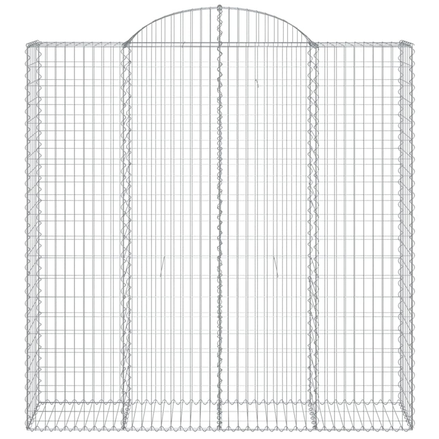 Schanskorven Gewelfd Ijzer 200 x 50 x 200/220 cm 12