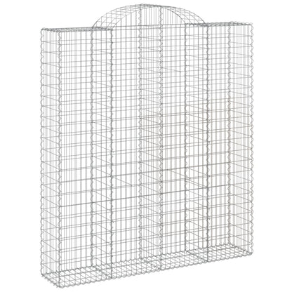 Schanskorven Gewelfd Ijzer Hoogglans Wit 200 x 50 x 220/240 cm 13