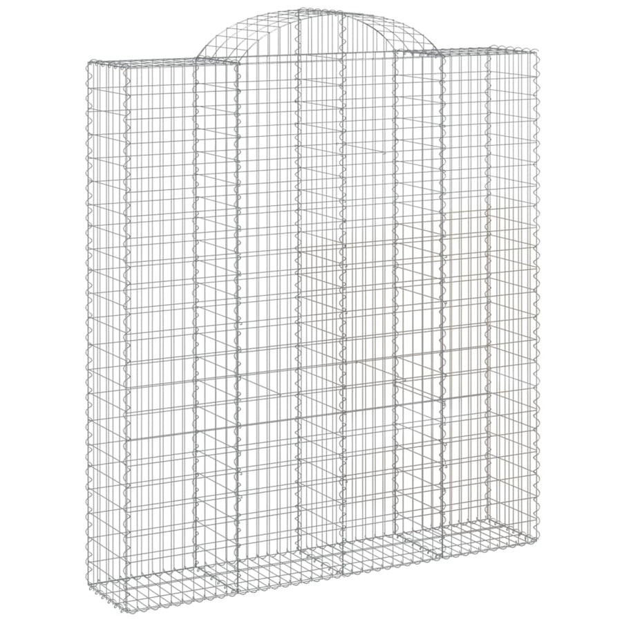 Schanskorven Gewelfd Ijzer Hoogglans Wit 200 x 50 x 220/240 cm 13