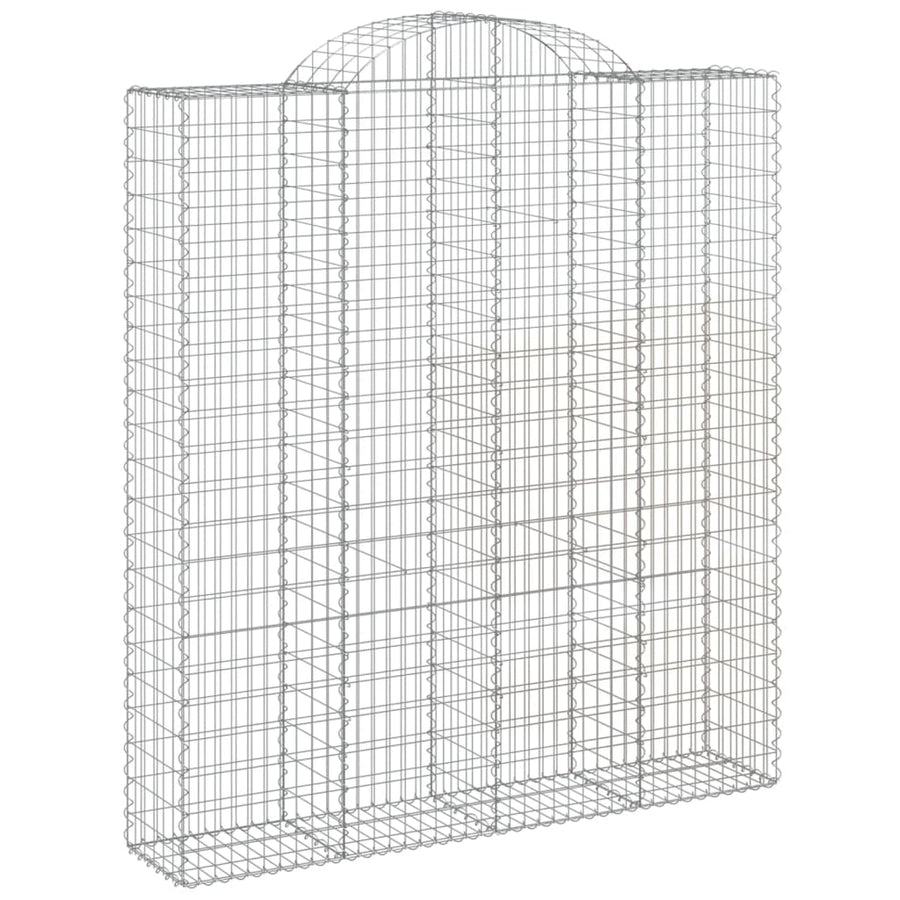 Schanskorven 18 st gewelfd 200x50x220/240 cm ijzer 18 200 x 50 x 220/240 cm