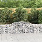 Schanskorven 12 stuks gewelfd 300x30x60/80 cm gegalvaniseerd