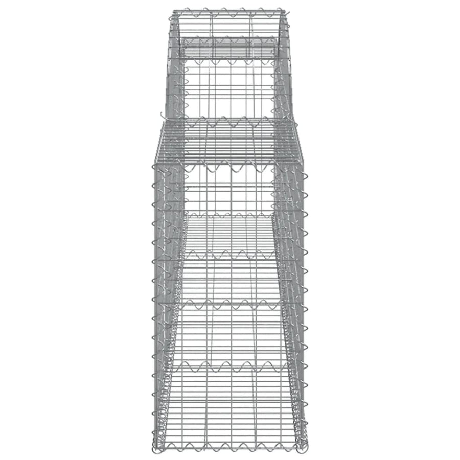 Schanskorven 20 st gewelfd 300x30x60/80 cm gegalvaniseerd ijzer 20 300 x 30 x 60/80 cm