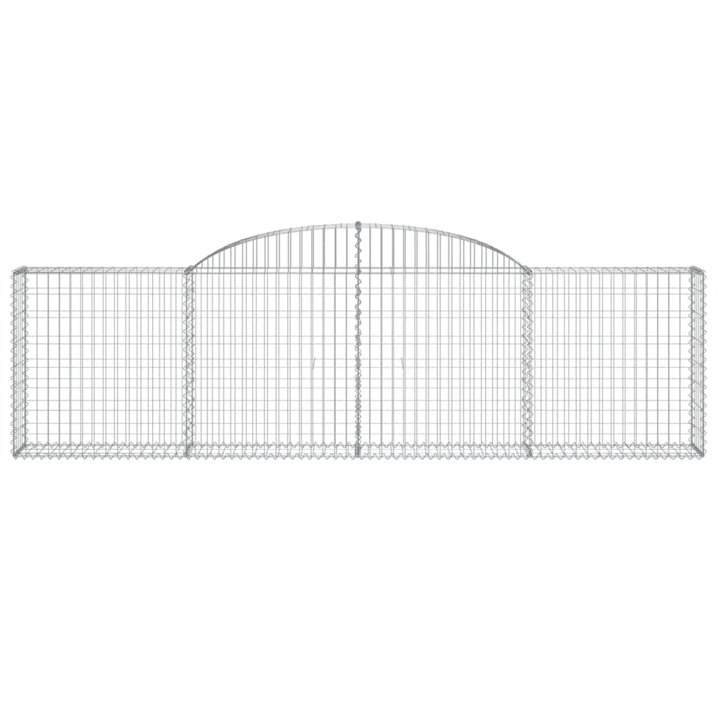 Schanskorven 13 st gewelfd 300x30x80/100 cm ijzer 13 300 x 30 x 80/100 cm