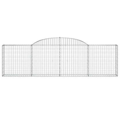 Schanskorven 13 st gewelfd 300x30x80/100 cm ijzer 13 300 x 30 x 80/100 cm