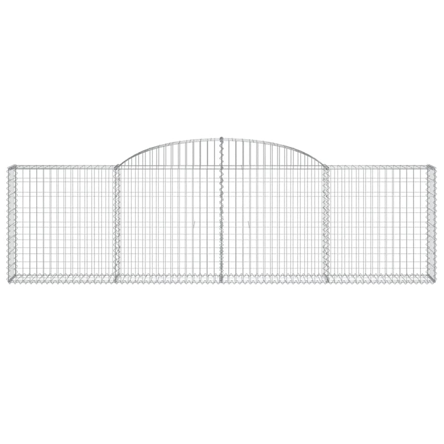 Schanskorven 13 st gewelfd 300x30x80/100 cm ijzer 13 300 x 30 x 80/100 cm