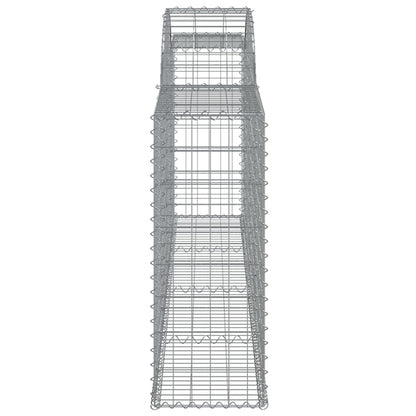 Schanskorven 13 st gewelfd 300x30x80/100 cm ijzer 13 300 x 30 x 80/100 cm