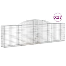 Schanskorven 17 st gewelfd 300x30x80/100 cm ijzer 17 300 x 30 x 80/100 cm