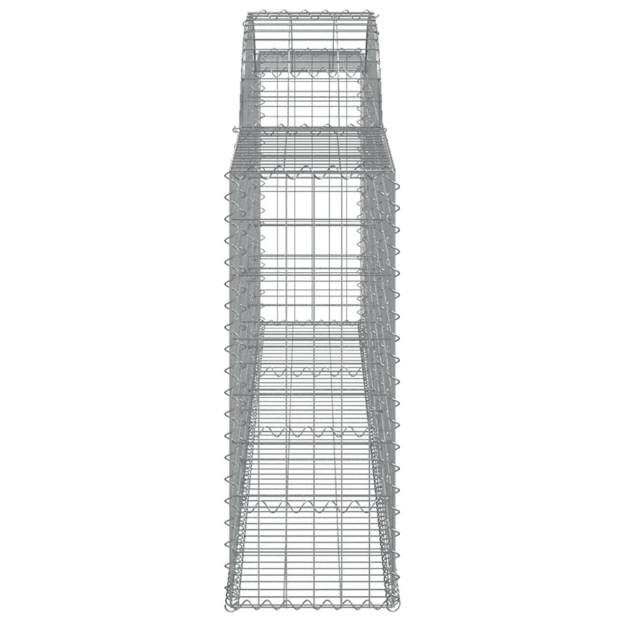 Schanskorven 30 st gewelfd 300x30x80/100 cm ijzer 30 300 x 30 x 80/100 cm