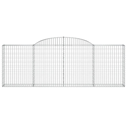 Schanskorven 12 st gewelfd 300x30x100/120 cm ijzer 12 300 x 30 x 100/120 cm