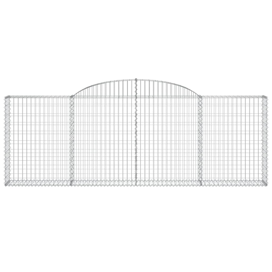 Schanskorven 13 st gewelfd 300x30x100/120 cm ijzer 13 300 x 30 x 100/120 cm
