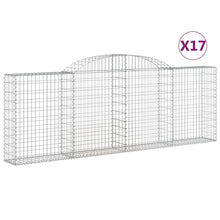 Schanskorven 17 st gewelfd 300x30x100/120 cm ijzer 17 300 x 30 x 100/120 cm