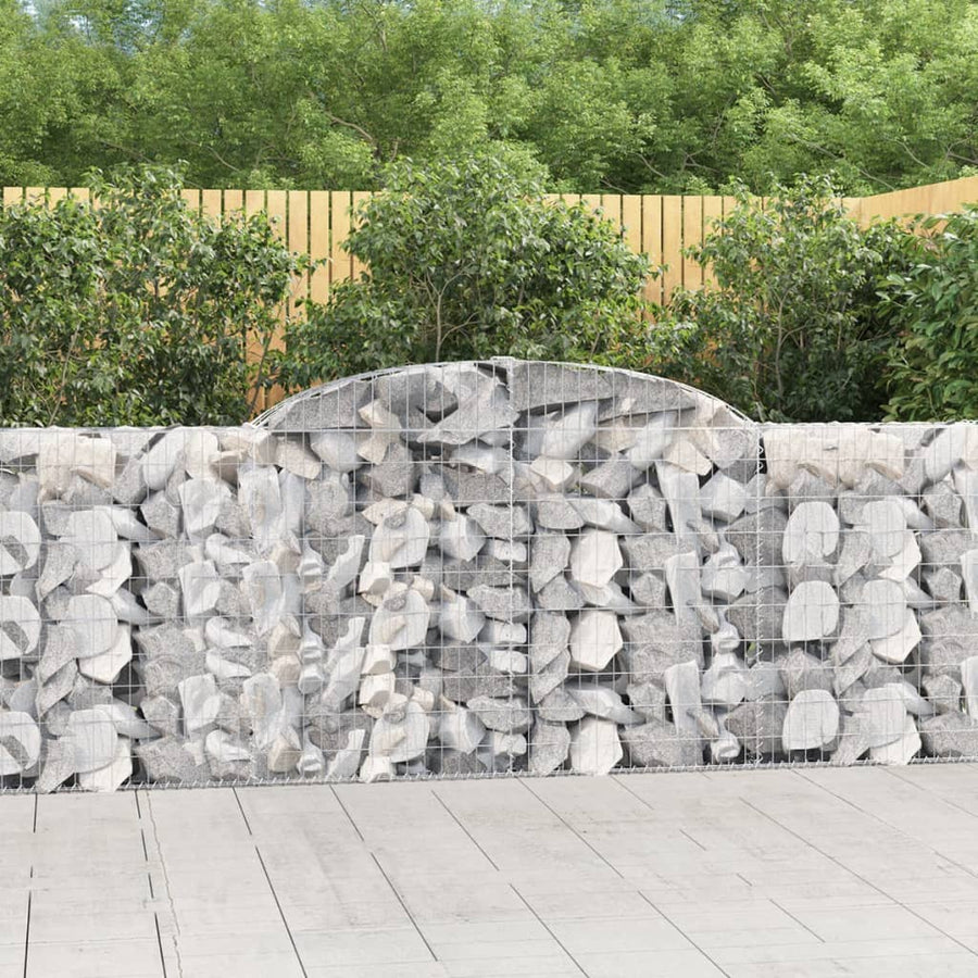 Schanskorven 20 st gewelfd 300x30x100/120 cm ijzer 20 300 x 30 x 100/120 cm