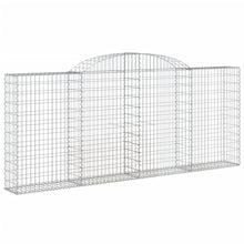 Schanskorven 5 st gewelfd 300x30x120/140 cm ijzer 5 300 x 30 x 120/140 cm