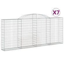 Schanskorven 7 st gewelfd 300x30x120/140 cm ijzer 7 300 x 30 x 120/140 cm