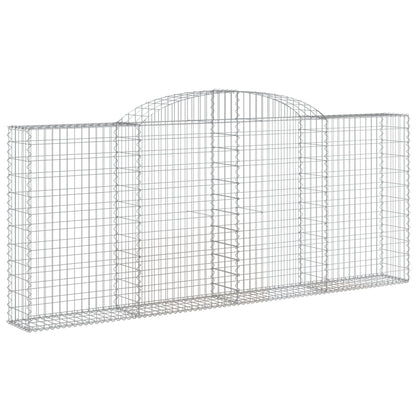 Schanskorven 17 st gewelfd 300x30x120/140 cm ijzer 17 300 x 30 x 120/140 cm
