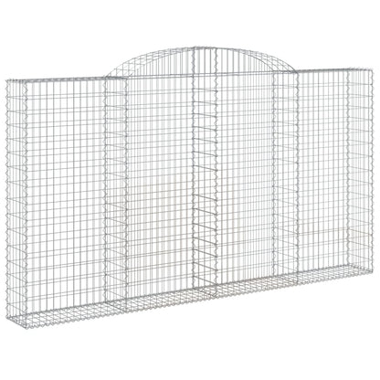 Schanskorven 3 st gewelfd 300x30x160/180 cm ijzer 3 300 x 30 x 160/180 cm