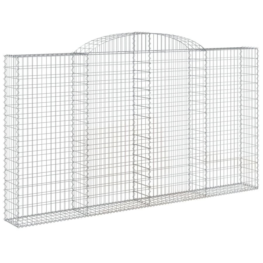 Schanskorven 3 st gewelfd 300x30x160/180 cm ijzer 3 300 x 30 x 160/180 cm