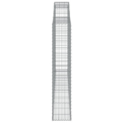 Schanskorven 3 st gewelfd 300x30x160/180 cm ijzer 3 300 x 30 x 160/180 cm